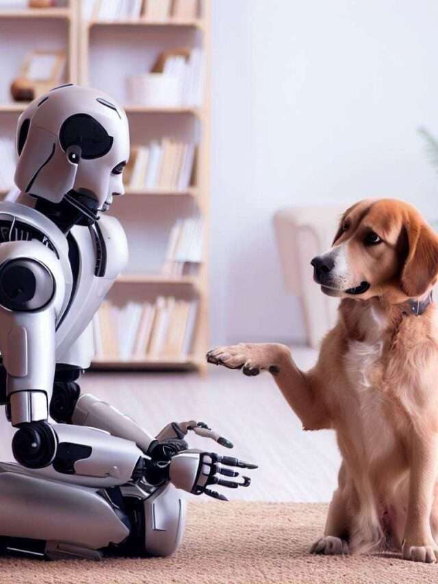 AI Robot training pet with chatgpt